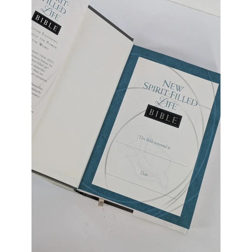 PRISTINE NEW RETAILED $60 ✝️2002 New Spirit Filled Life Bible NIV Hayford Nelson